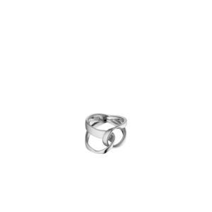 Bague Éole - Argentée en laiton rhodié