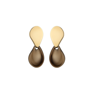Boucles d'oreilles Naé - Verre fumé