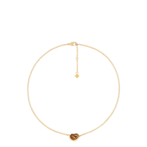 Collier Ormé - Dorée Cuir Camel