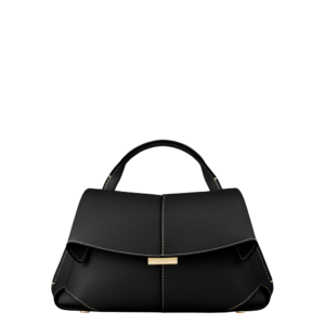 Mokki Mini - Noir Coutures Ecrues Grainé